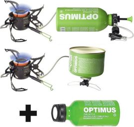 Réchaud multi-combustibles et bidon Fuel Optimus Polaris Optifuel