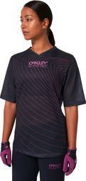 Oakley Factory Pilot Women's Short Sleeve Jersey Gray/Pink