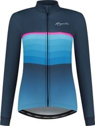 Maillot Manches Longues Velo Rogelli Impress II - Femme - Bleu/Rose