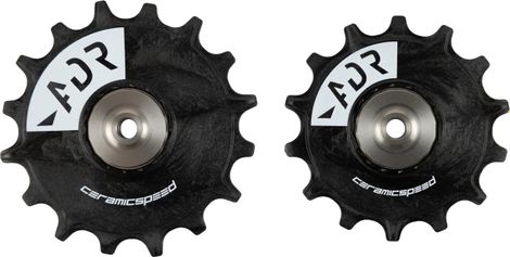 Pair of Ceramicspeed Alpha Rollers for SRAM XPLR E1, XXSL/XX/X0 Black