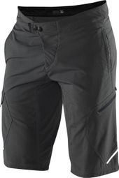 100% Ridecamp Shorts Charcoal