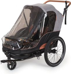 Remorque/poussette enfant bobike moobe gris charge maxi 44kg