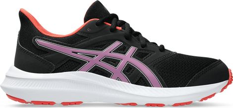 Chaussures Running Asics Jolt 4 GS Noir/Rose Enfant