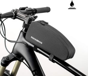 Sacoche de cadre de vélo 1 6 L étanche  avec 2 fermetures éclair