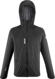 Bergsteigerjacke Millet Kamet Light Gore-Tex Schwarz