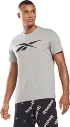 Reebok Vector Grijs Korte Mouw T-shirt