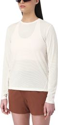Maglietta da corsa Salomon SHKout Core Graphic bianca/rosa da donna