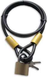 Lynx 1.5m Cable Lock - Sécurité vélo - Cadenas en laiton - 10mm