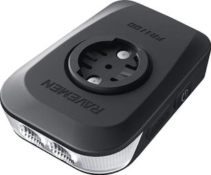 Ravemen FR1100 Black Front Light with Built-in Garmin/Wahoo GPS Mount