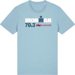 T-Shirt Manches Courtes Ironman 70.3 Elsinore Bleu Ciel Homme