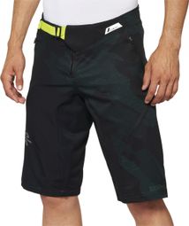 100% Airmatic Shorts Black Camo