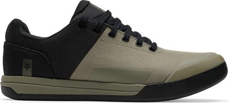 Fox Union mountainbikeschoenen voor platte pedalen, canvas, groen, unisex