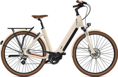 Elektro-Citybike O2 Feel iSwan Roland-Garros Edition Univ Shimano Altus 8V 540 Wh 28'' Chalk White