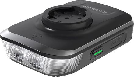 Ravemen FR1500 Black Front Light with Built-in Garmin/Wahoo GPS Mount
