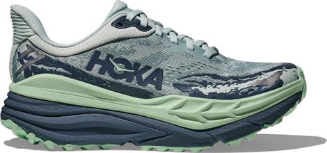 Zapatillas Hoka Stinson 7 Trail Mujer Azul/Verde