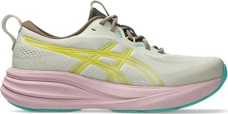 Asics Gel-Pulse 17 TR hardloopschoenen voor dames, beige/roze/groen
