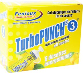 6 Fenioux Turbo Punch 3 Gel energetici agli agrumi (6 gel)