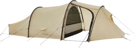 Tienda de campaña tipo túnel para 3 personas Simond MT900, color beige