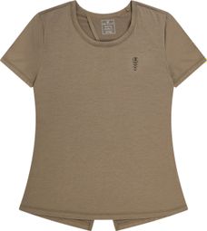 Champion Athletic Club Bruin Vrouwen Trui met Korte Mouwen