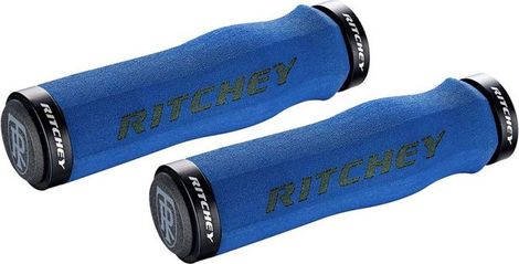 Puños de bloqueo Ritchey WCS Truegrip HD azul real