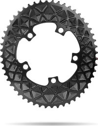 Plateau Ovale AbsoluteBlack Premium Oval Chainring 110/5 BCD pour Shimano 11 V Noir