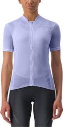 Maillot Castelli Anima 4 Morado de manga corta para mujer
