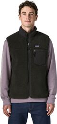 Forro polar sin mangas Patagonia Classic Retro-X negro para hombre