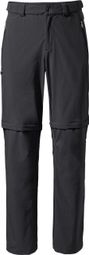 Pantalon Convertible Vaude Farley Stretch T-ZIp III Noir
