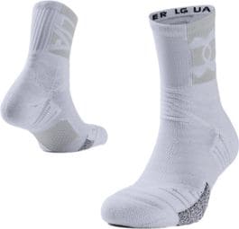 Chaussettes Under Armour Playmaker Mid Blanc Unisex 42.5-47