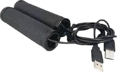 Paire de Grips Cycl Heated Chauffantes Noir