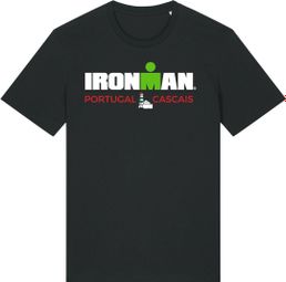 Camiseta de manga corta Ironman Portugal-Cascais Negra para hombre