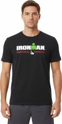 Heren Ironman Portugal-Cascais Zwart Korte Mouw T-Shirt