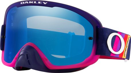 Masque Oakley O-Frame 2.0 PRO MTB Troy Lee Design Navy Stripes / Black Ice Iridium / Ref : OO7117-16