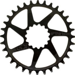 E-Thirteen Helix Plus Direct Mount 10 to 12V Flip-Flop Black Chainring