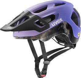 Unisex MTB-Helm Uvex React Mips Violett