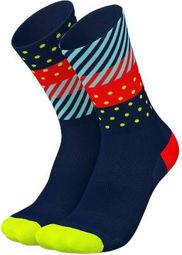 Calcetines Incylence Wildness Navy Inferno Azul/Naranja