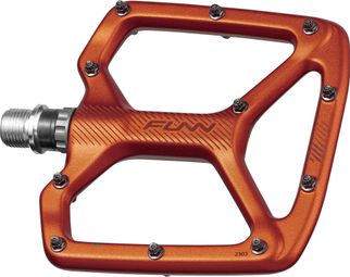 Pair of Funn Python Orange Flat Pedals