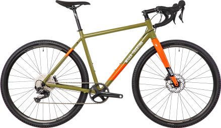 Ausstellungsfahrrad - Gravel Bike Wilier Triestina Jareen Shimano GRX 11V Grün / Orange Brillant 2023