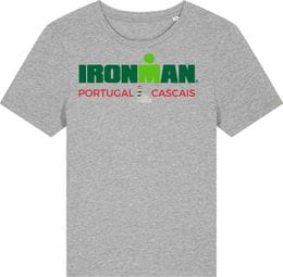 Maglietta a maniche corte grigia Ironman Portugal-Cascais Uomo