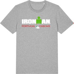 Maglietta a maniche corte grigia Ironman Portugal-Cascais Uomo