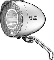 Éclairage Avant XLC CL-D04 pour Dynamo 40 Lux Argent