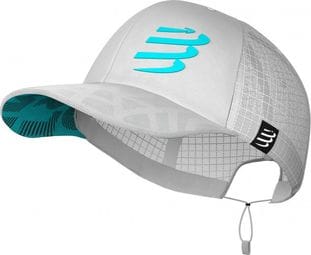 Casquette Compressport Racing Trucker Blanc / Bleu Unisex