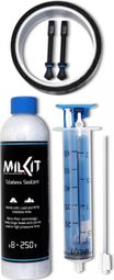 Kit Tubeless Milkit (fondo de llanta de 21 mm) Válvulas de 45 mm