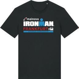 Ironman Frankfurt Zwart Heren T-Shirt Korte Mouw