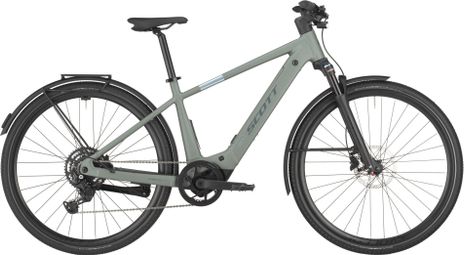 Scott Pasage 30 Slope Shimano Cues 9V 400Wh 700mm Green 2025 Electric City Bike