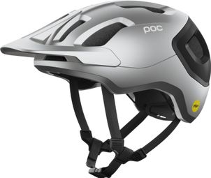 Poc Axion Race Mips Casco nero/argento opaco