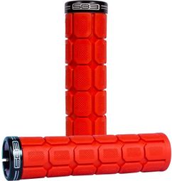 Paire de Grips SB3 Big One Rouge / Noir