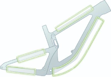 RAD x Monkey's Mat universele MTB-beschermingsset