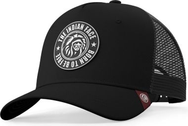 Casquette Trucker pour hommes et femmes The Indian Face Born to Be Free Bleu