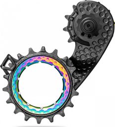 Chape de Dérailleur Hollowcage AbsoluteBlack pour Shimano Ultegra 8150 12 V Rainbow